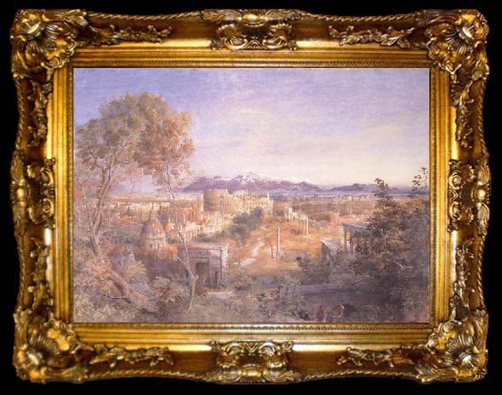 framed  Samuel Palmer A View of Ancient Rome, ta009-2